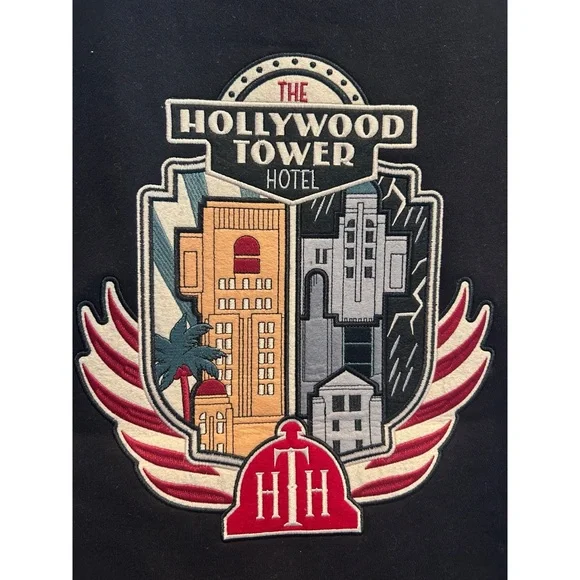 Disneyland Paris Hollywood Tower of Terror Varsity Jacket